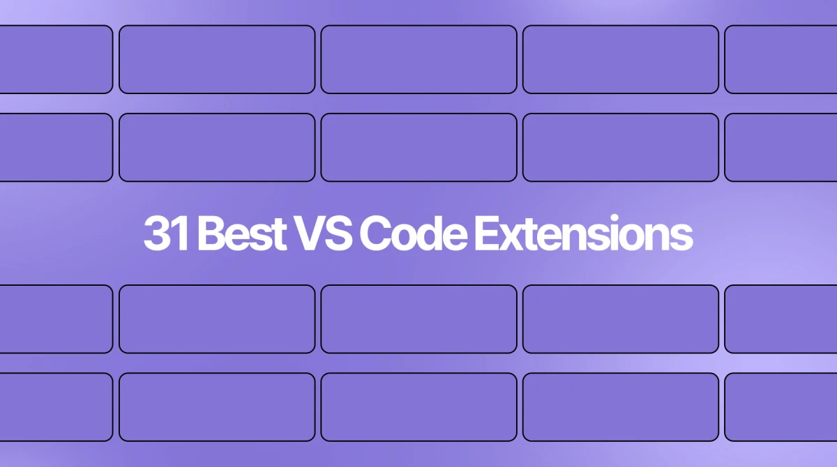 31 Best VS Code Extensions for Web Development